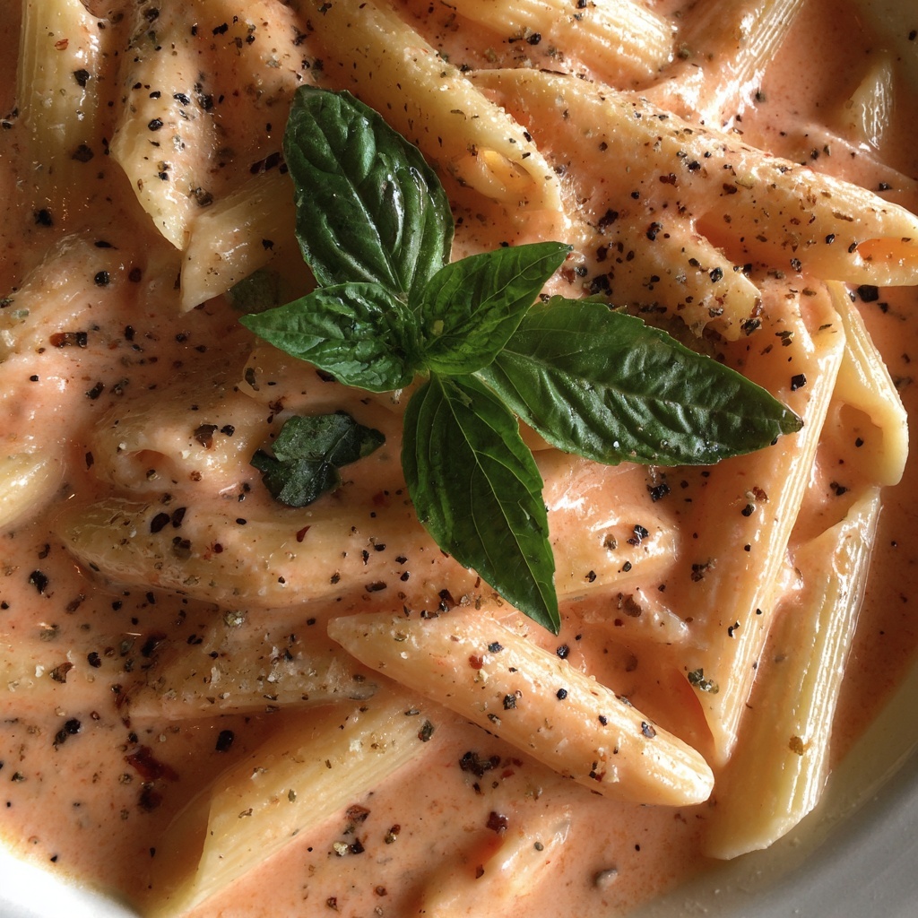 Pink Sauce Pasta Recipe - Recipe Image