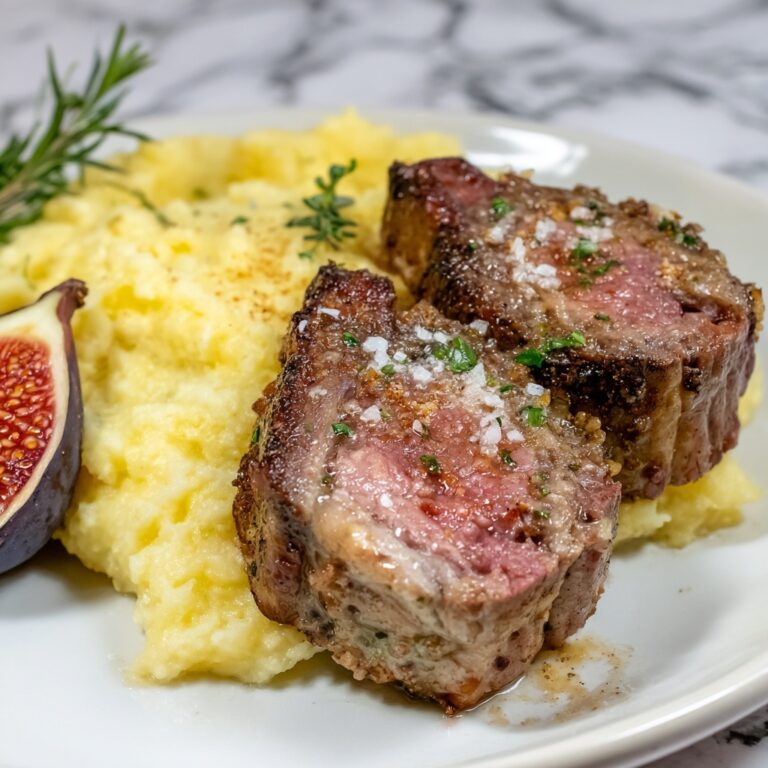 Rack of Lamb with Fig Sauce Recipe