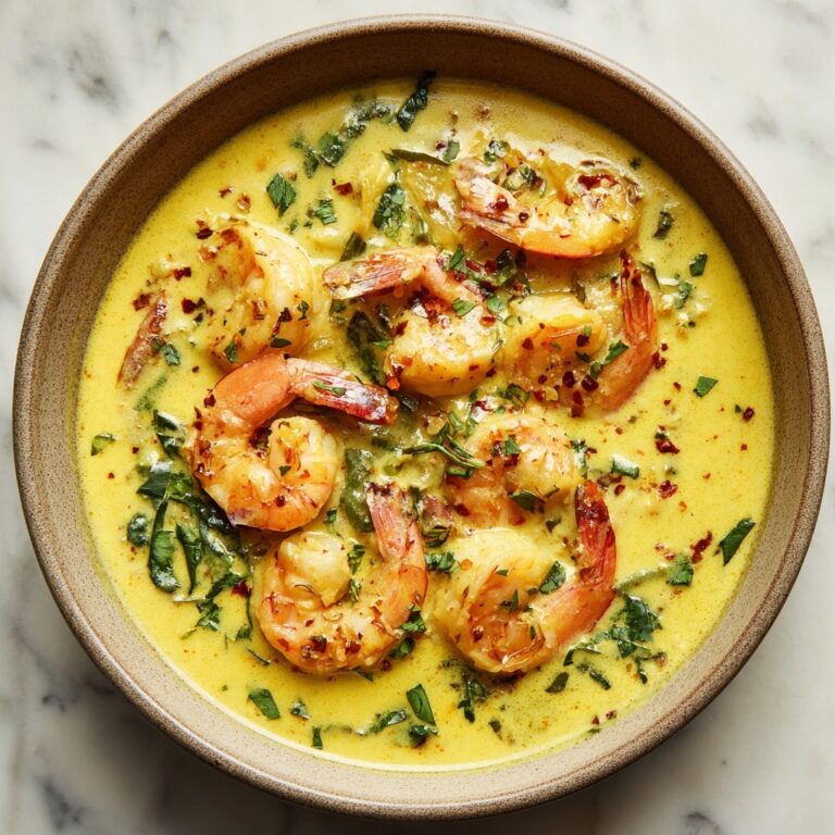 Sautéed Shrimp in Creamy Saffron Sauce Recipe