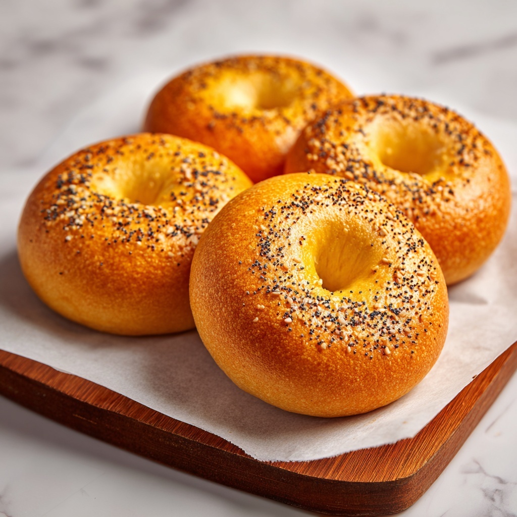 Air Fryer Protein Bagels Recipe - Recipe Image
