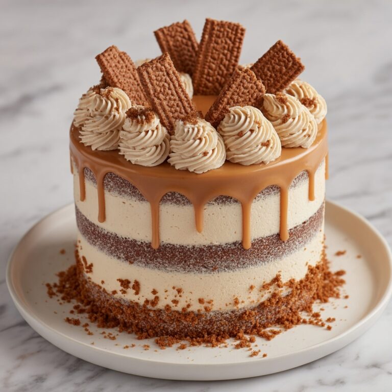 Vegan Biscoff Cookie Butter Cake Recipe