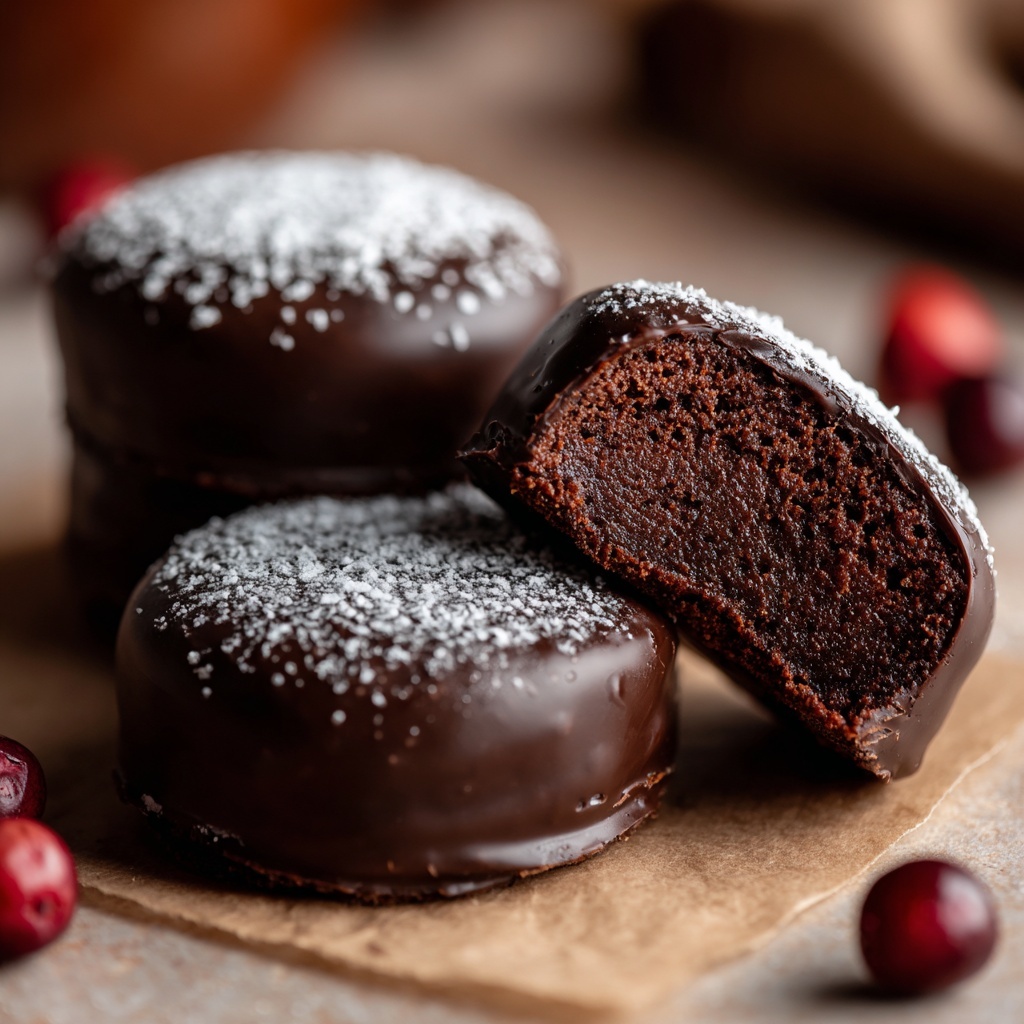 Double Chocolate Snowball Cookies Recipe - Recipe Image