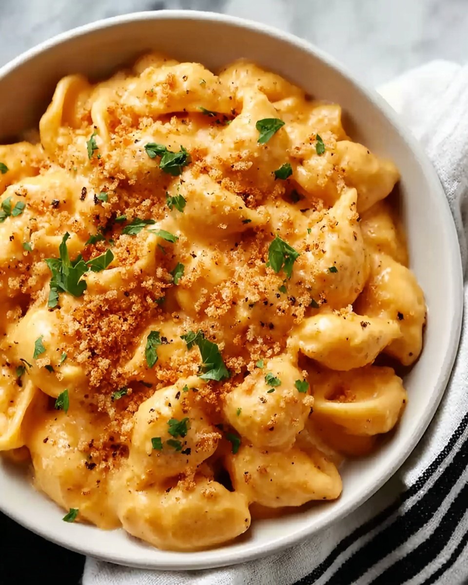 Easy Pumpkin Mac and Cheese (Creamy & Delicious) Recipe - Recipe Image