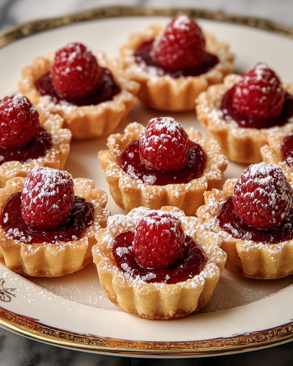 Mini Raspberry Almond Tarts Recipe - Recipe Image