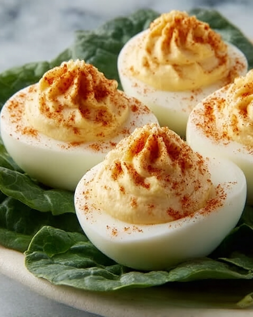 Deviled Egg Tulips Recipe - Recipe Image