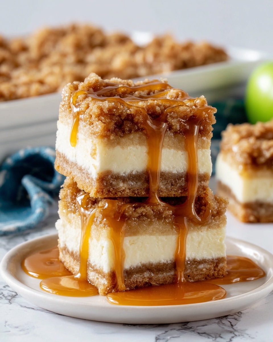 Apple Cheesecake Bars with Cinnamon Streusel Recipe - Recipe Image