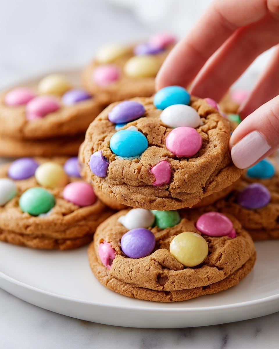 Easter M&M Cookies Recipe - Recipe Image