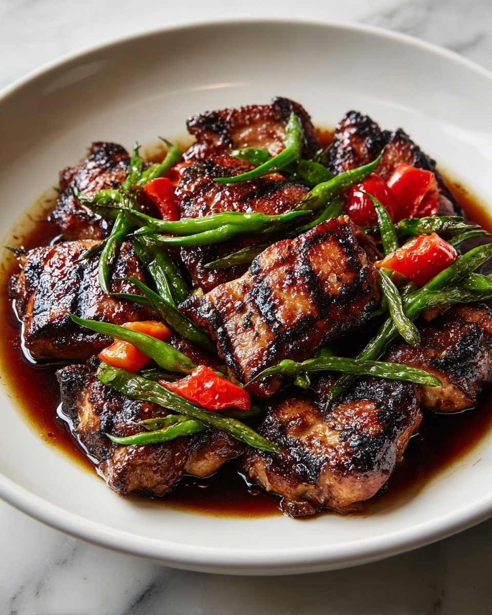 Blackened Chicken with Caramel and Clementine Dressing Recipe - Recipe Image