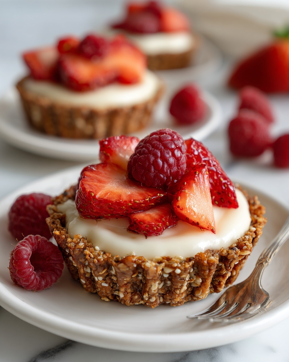 Breakfast Fruit Tart with Granola Crust Recipe - Recipe Image