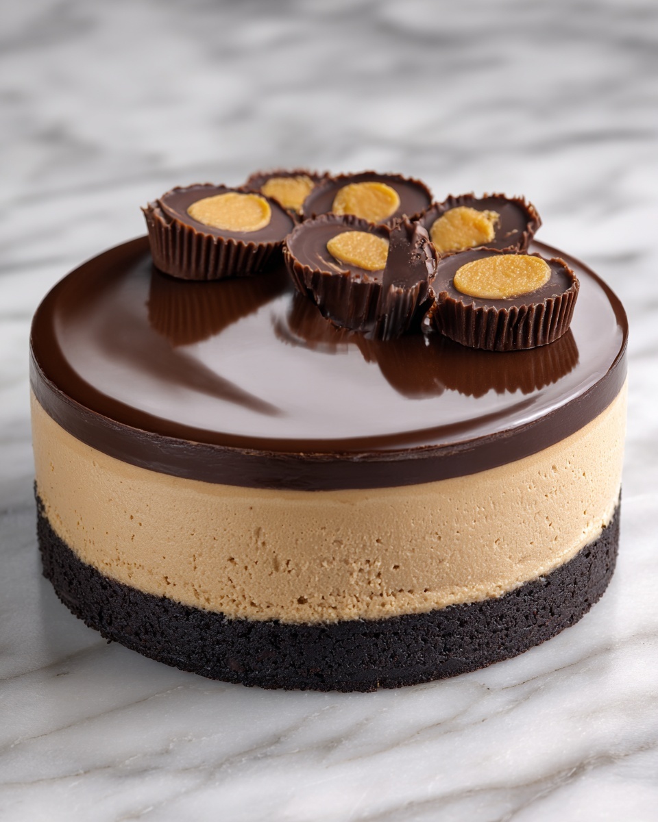 Instant Pot Peanut Butter Cup Cheesecake Recipe - Recipe Image