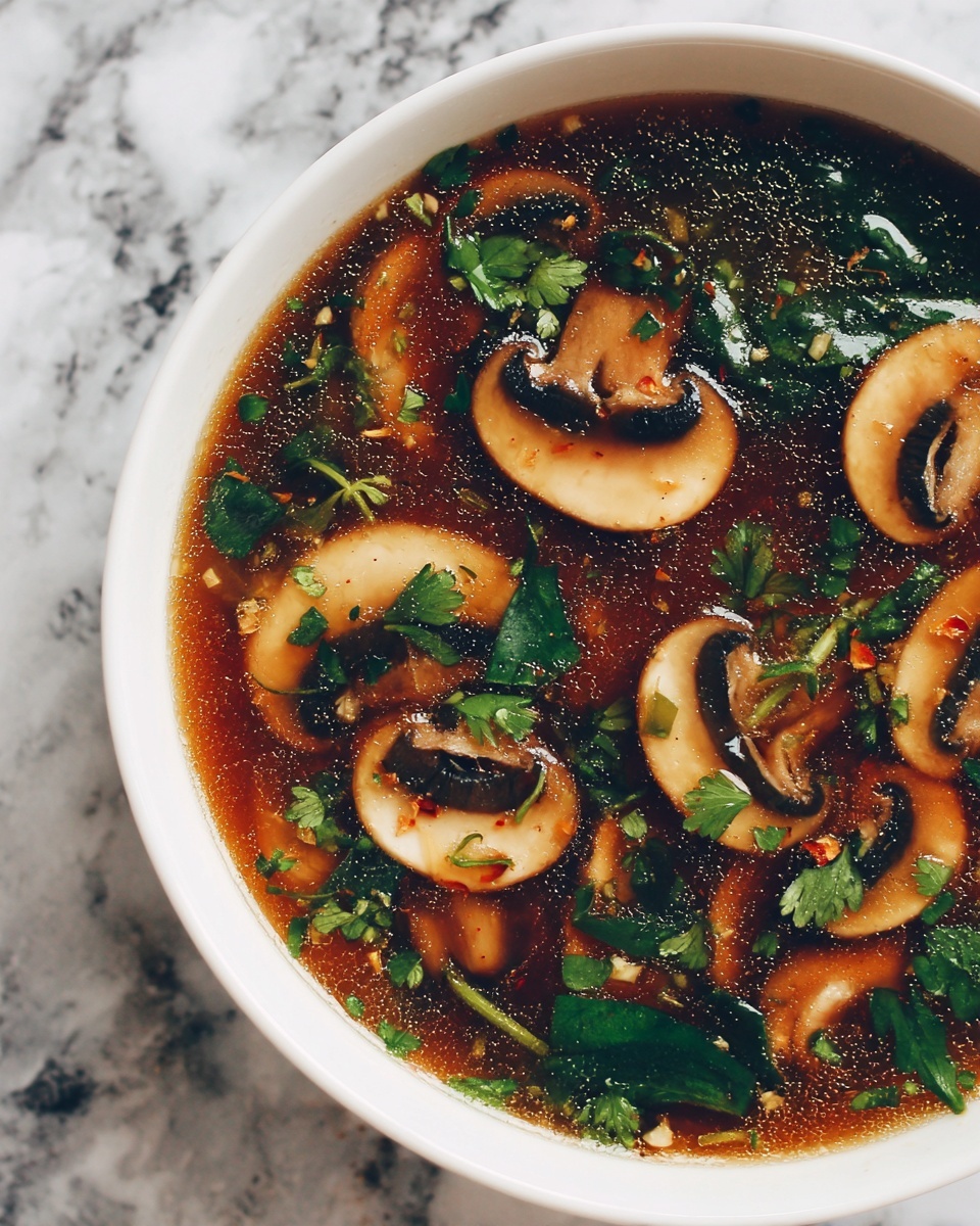 Japanese Clear Mushroom Soup Recipe - Recipe Image