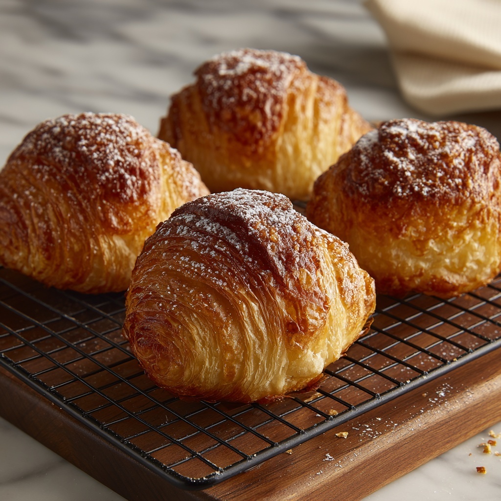 Air Fryer Croissants with Nutella and Chocolate Chips Recipe - Recipe Image