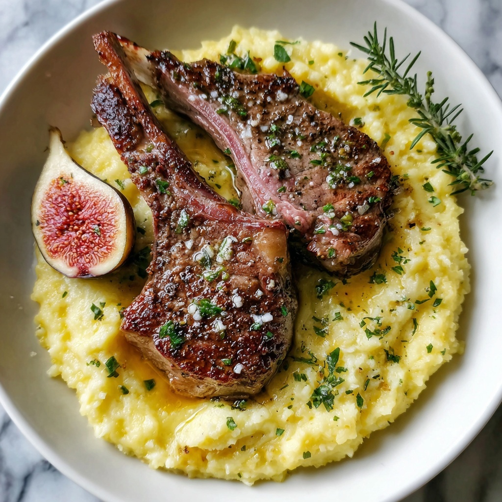 Rack of Lamb with Fig Sauce Recipe - Recipe Image