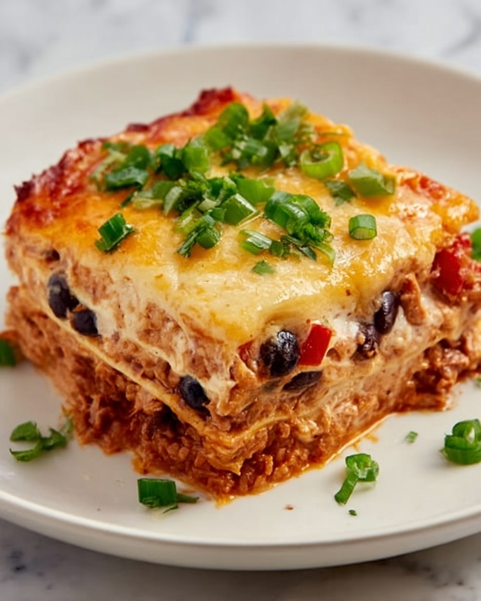 Healthy Chicken Taco Casserole Recipe - Recipe Image