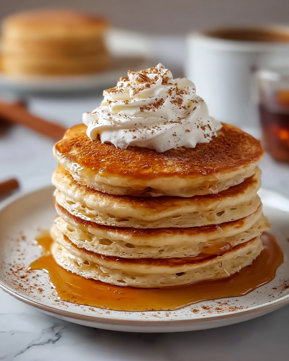 Low-Calorie Protein Pancakes with Cinnamon and Greek Yogurt Recipe - Recipe Image