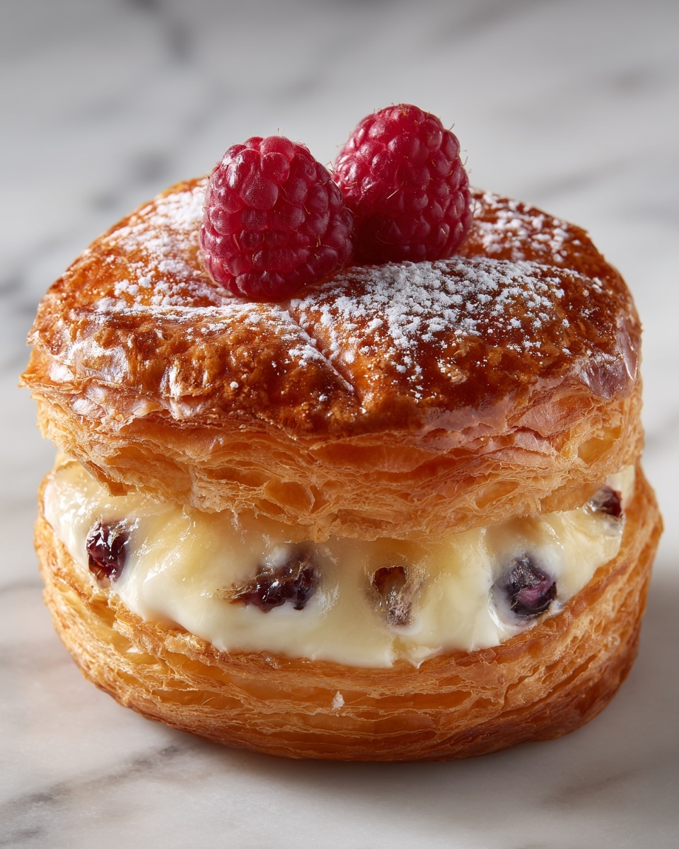 Cream Cheese and Berry Danish Pastries Recipe - Recipe Image