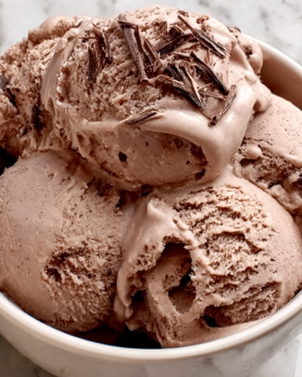 Creamy Frozen Chocolate Ice Cream Recipe - Recipe Image