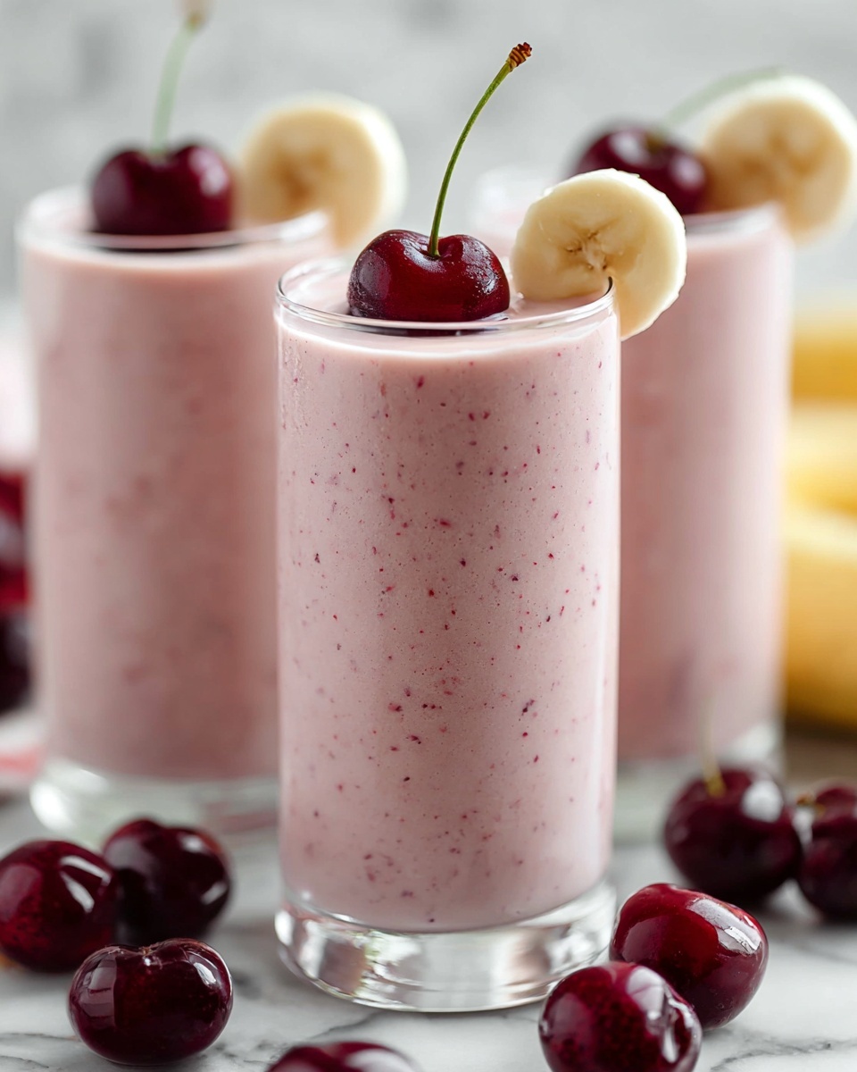 Cherry Banana Smoothie Recipe - Recipe Image