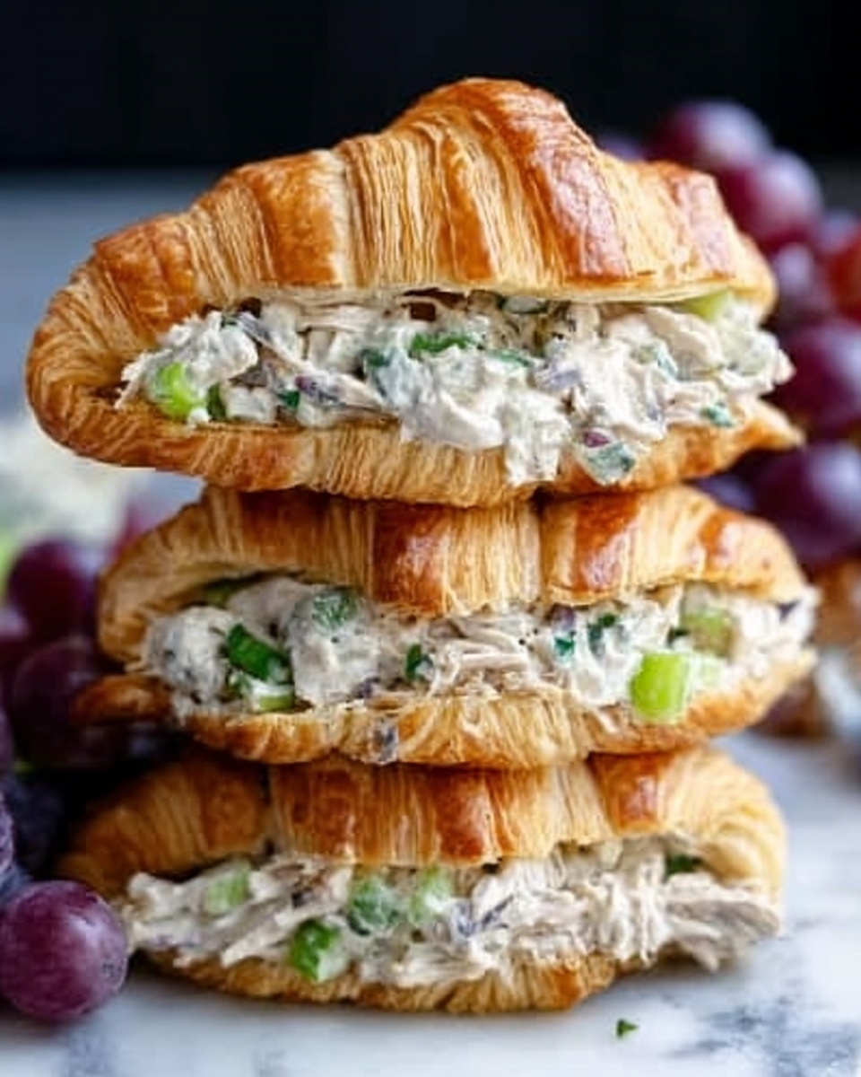 Chicken Salad Croissants Recipe - Recipe Image