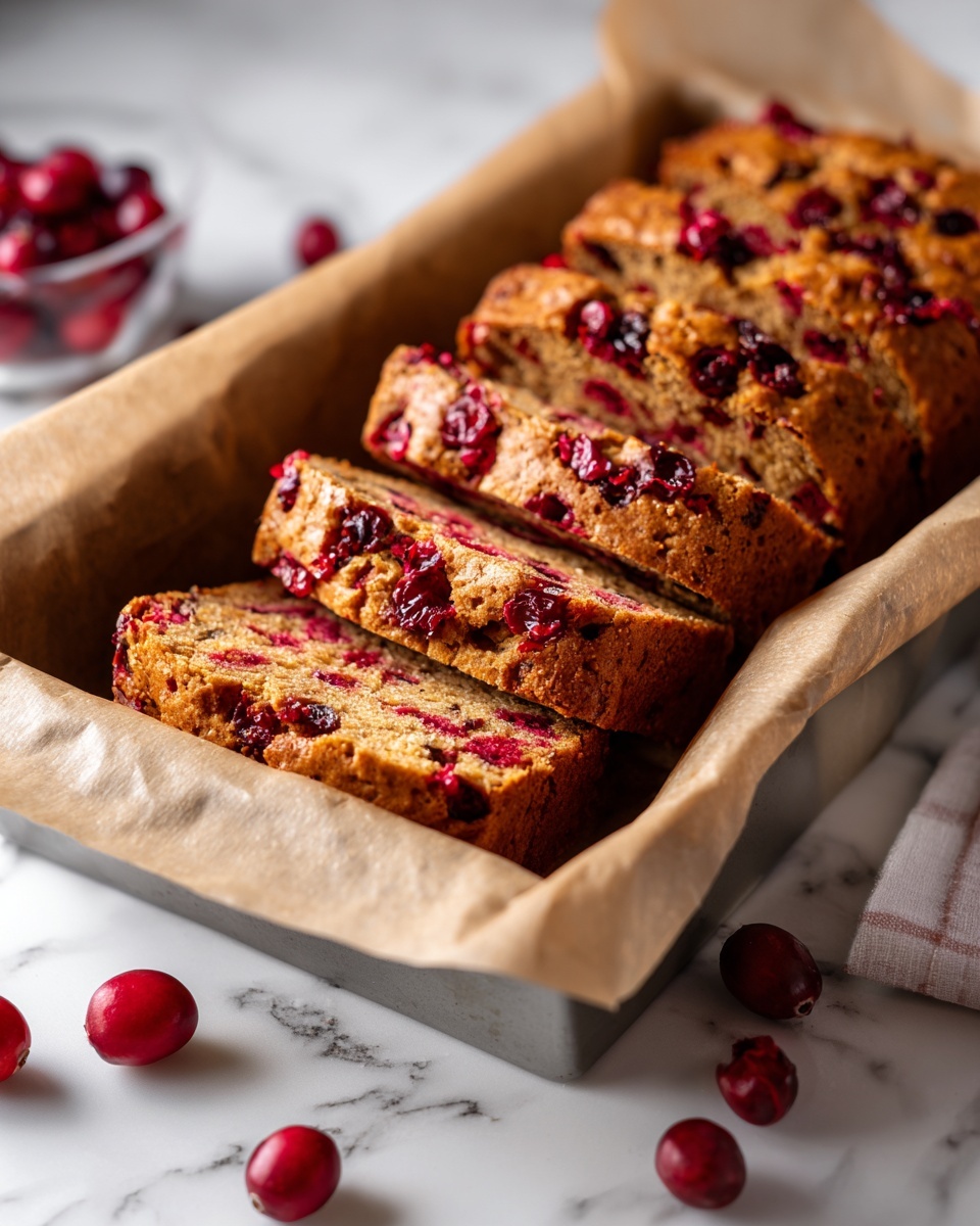 Pumpkin Cranberry Loaf Recipe - Recipe Image
