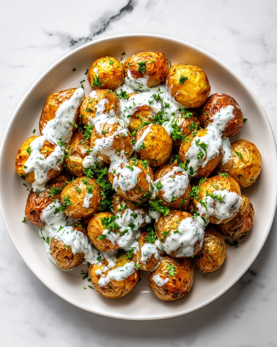 Crispy Roasted Potato Salad with Lemon and Herbs Recipe - Recipe Image
