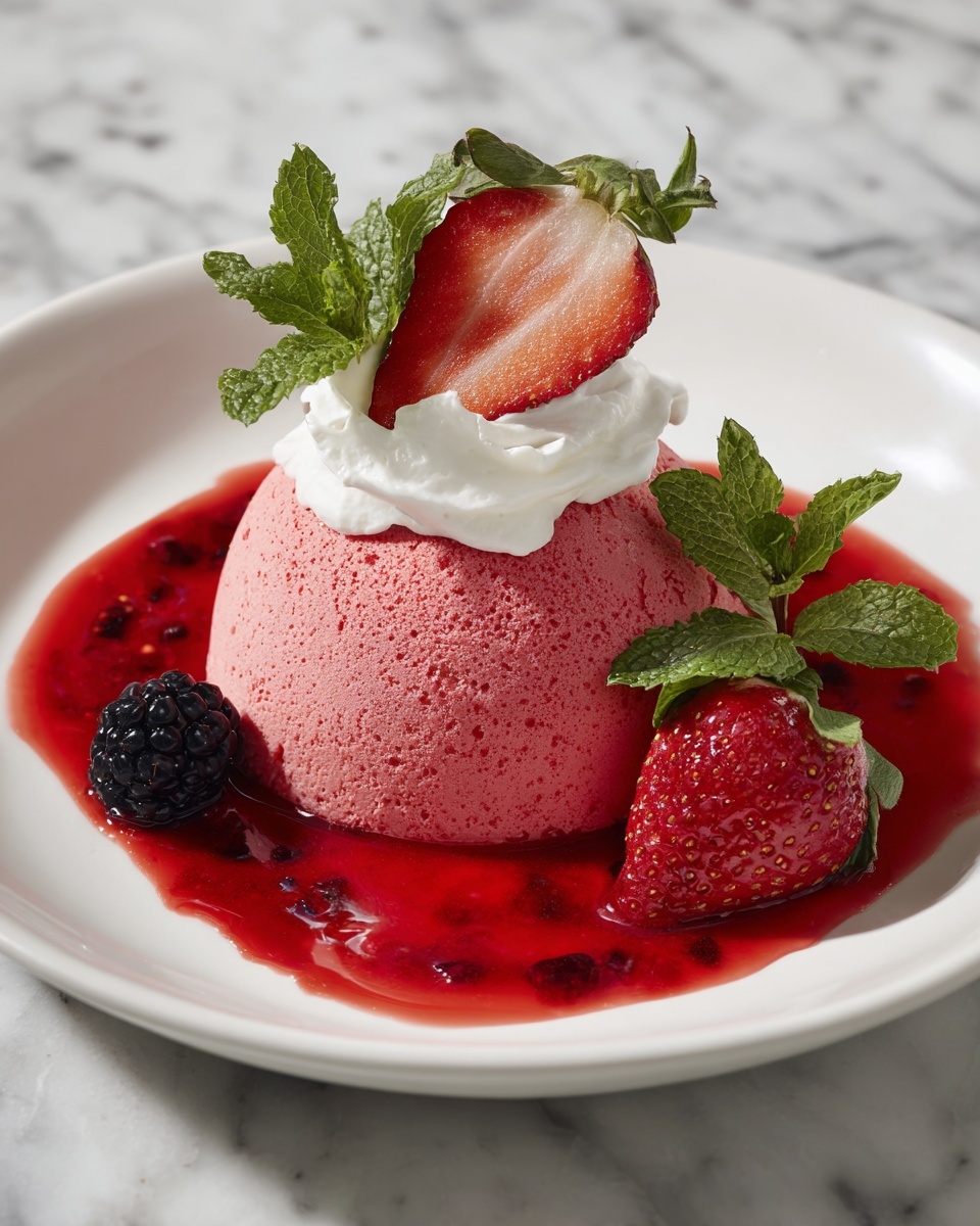 Strawberry Jello Fluff Recipe - Recipe Image