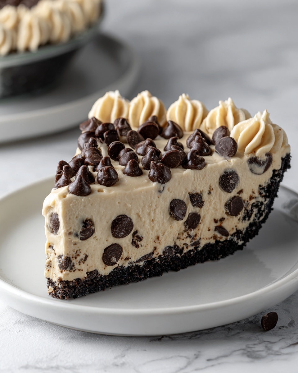 Chocolate Chip Cookie Dough Pie Recipe - Recipe Image