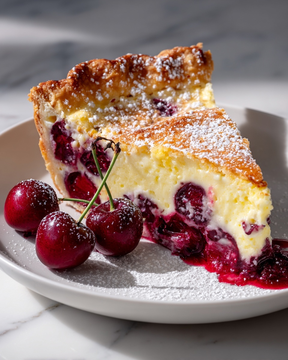 Cranberry Custard Pie Recipe - Recipe Image