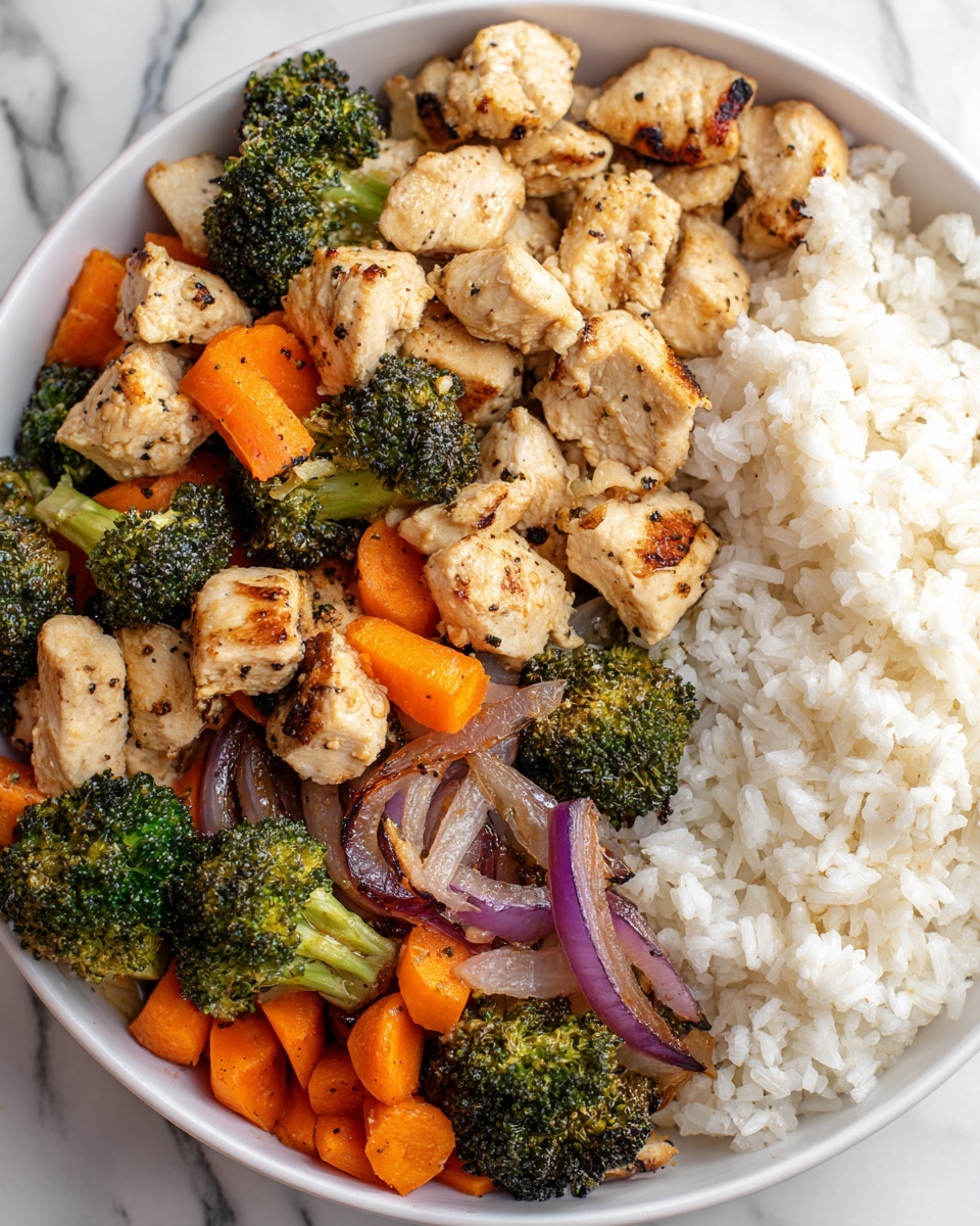 Healthy Chicken & Veggie Stir-Fry with Rice Recipe - Recipe Image