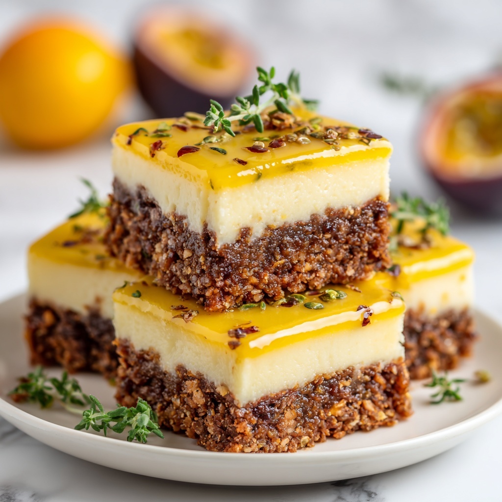 Vegan Mango Cheesecake Bars Recipe - Recipe Image