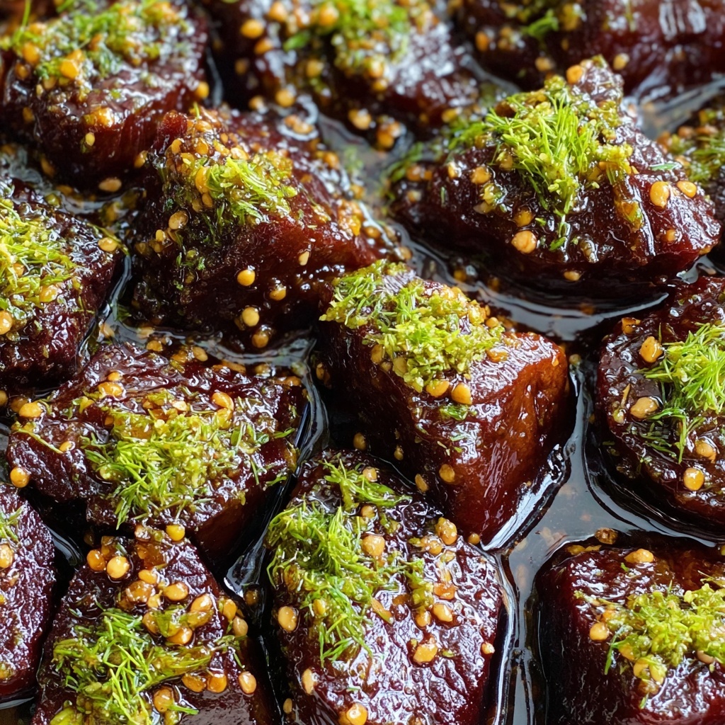 Carolina Mustard BBQ Sauce Instant Pot Beef Short Ribs Recipe - Recipe Image