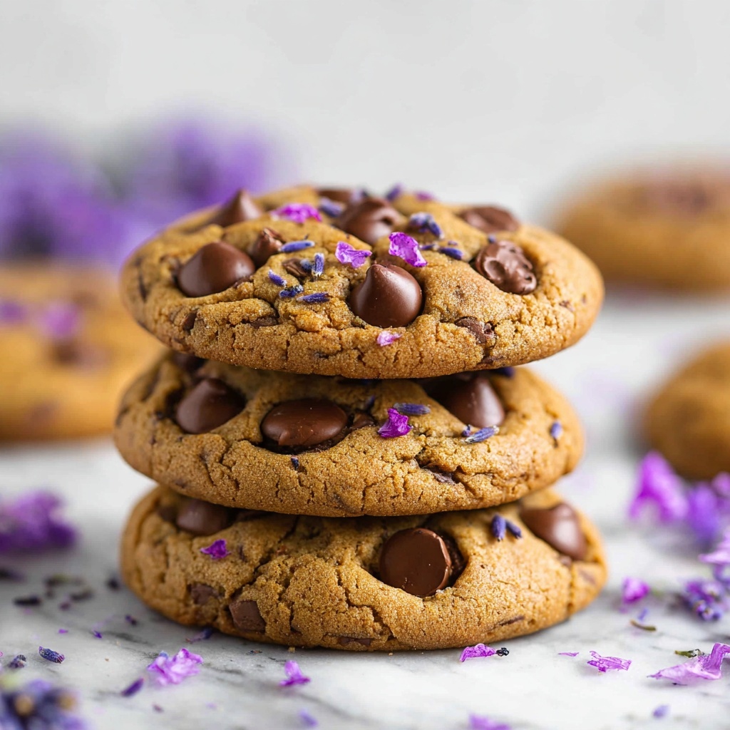 Lavender Chocolate Chip Cookies Recipe - Recipe Image