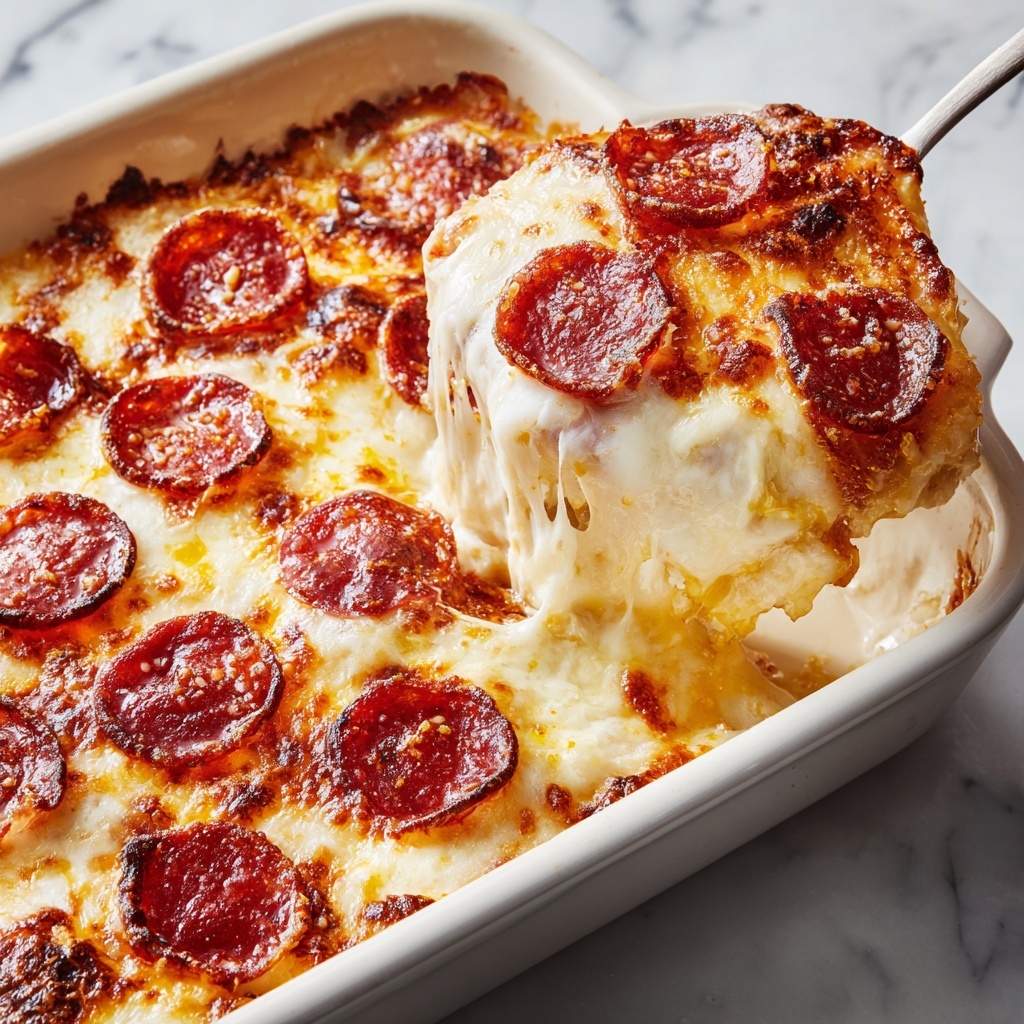 Tater Tot Pizza Casserole Recipe - Recipe Image