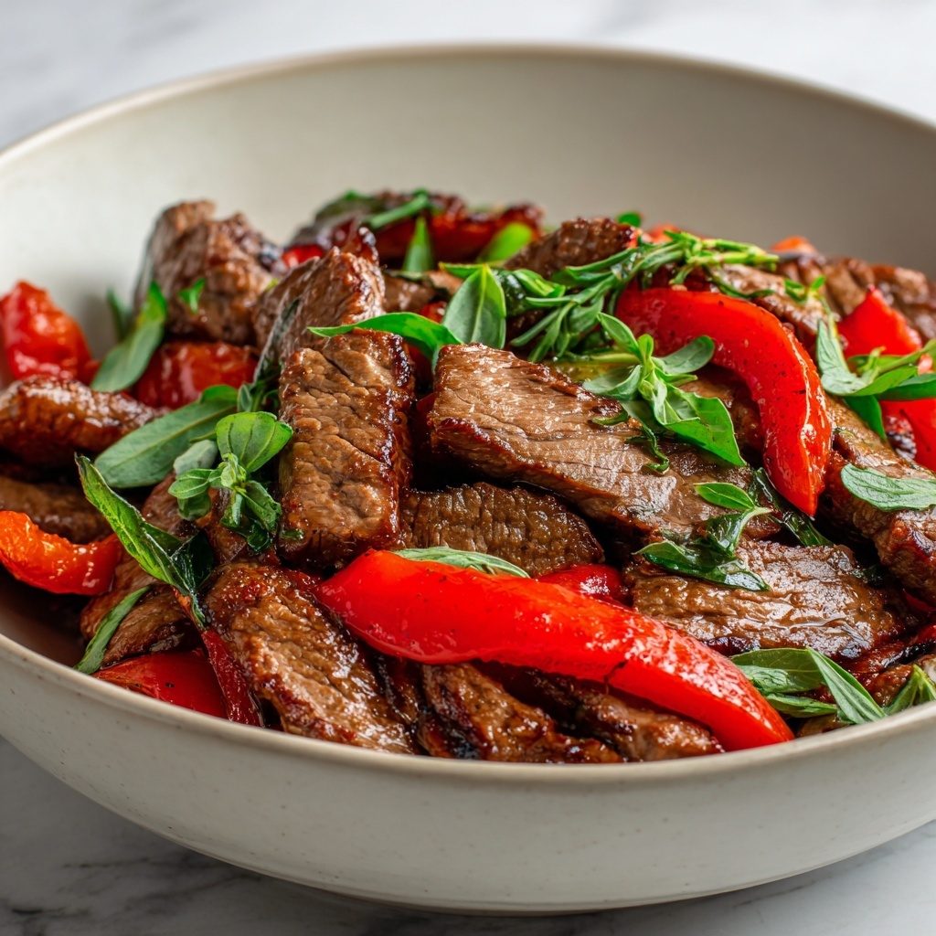 High Protein Steak Fajita Bowl Recipe - Recipe Image