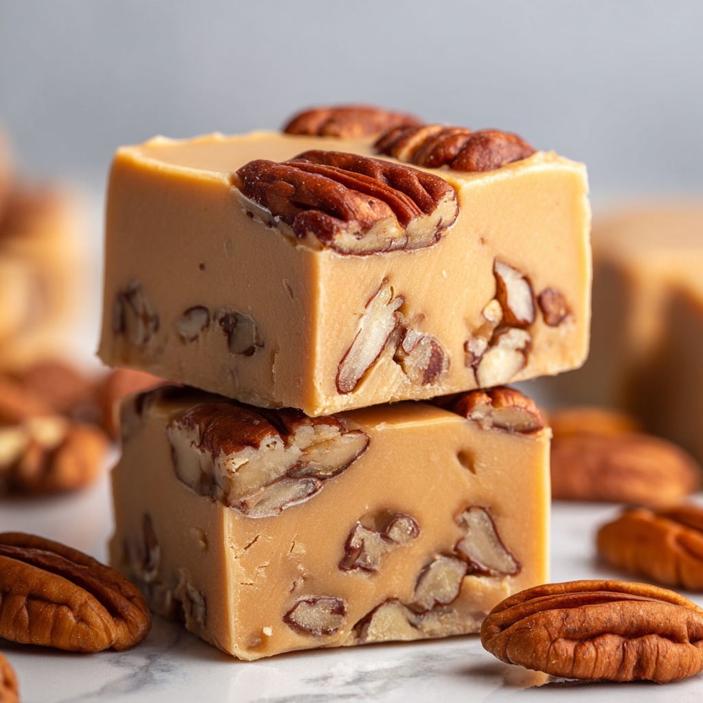 White Chocolate Caramel Pecan Fudge Recipe - Recipe Image