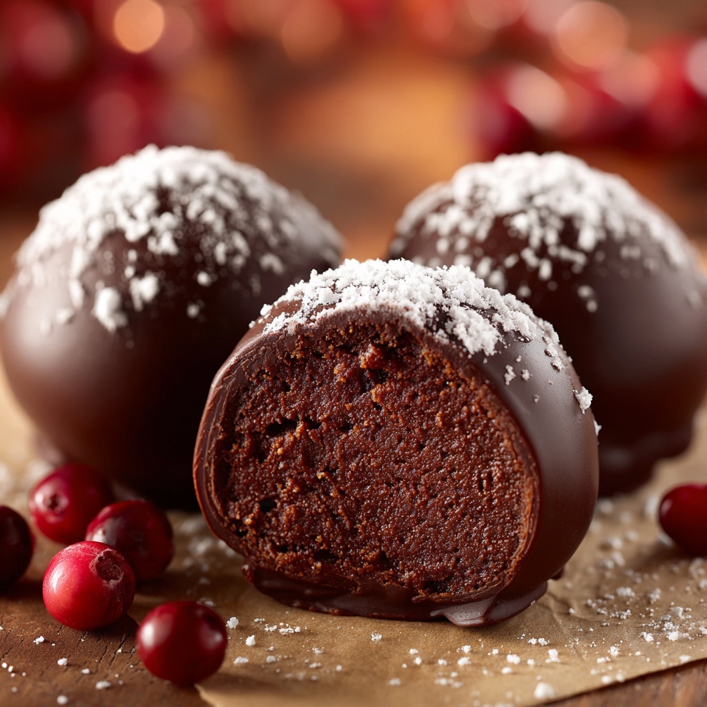 Double Chocolate Snowball Cookies Recipe - Recipe Image