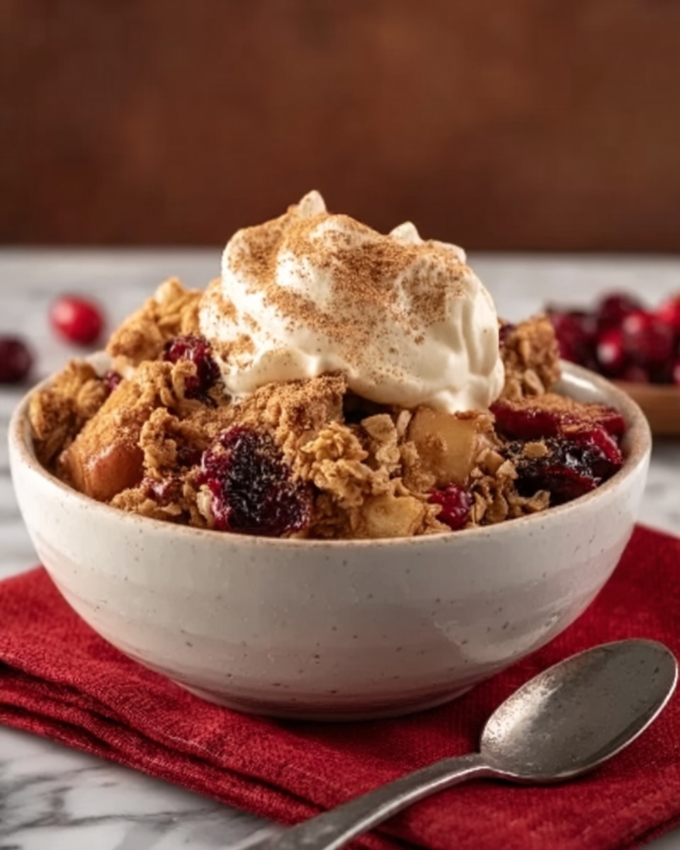 Apple Cranberry Crisp Recipe - Recipe Image