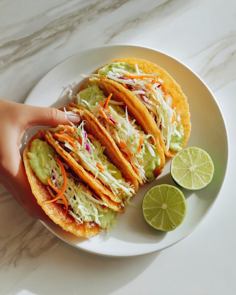 Crispy Fish Tacos with Cilantro Lime Slaw Recipe