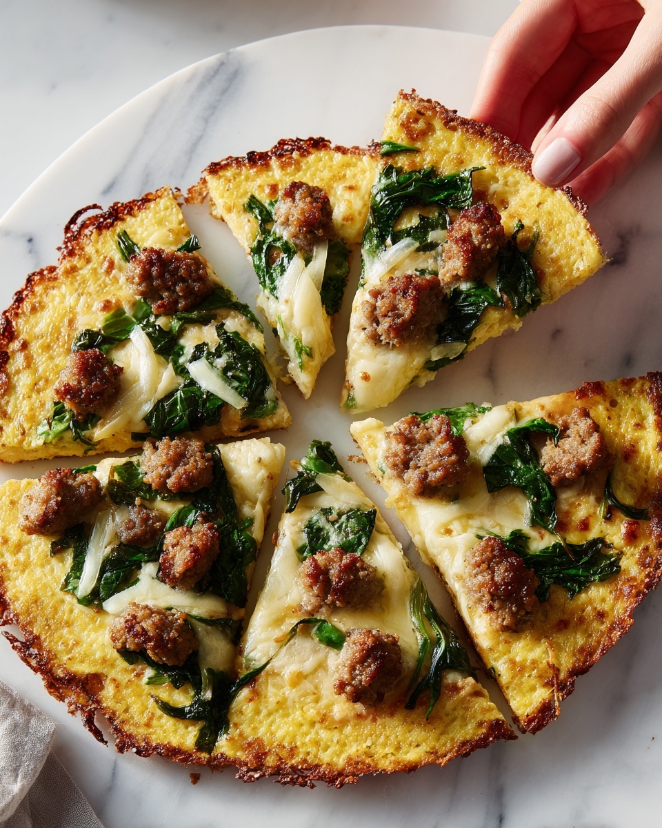 Turkey Sausage and Broccoli Rabe Pizza Recipe - Recipe Image