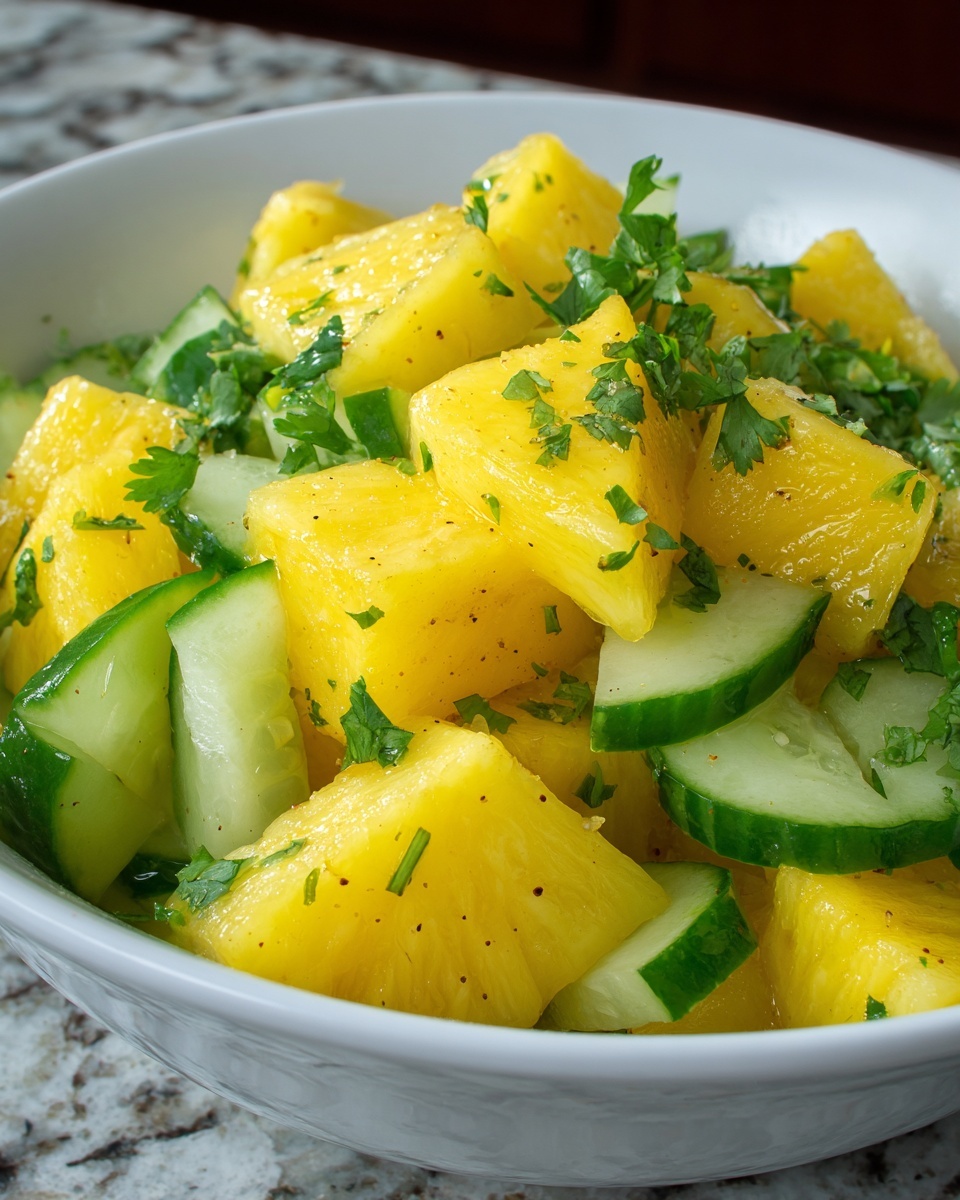 Pineapple Cucumber Salad Recipe - Recipe Image