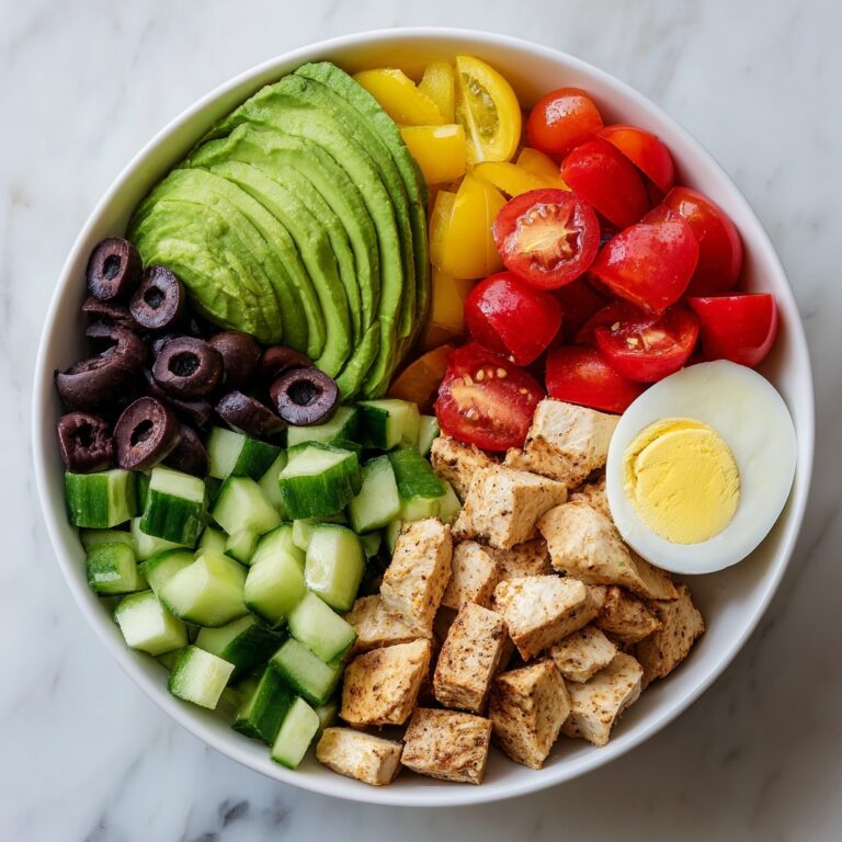 High-Protein Avocado Chicken Salad with Egg Recipe