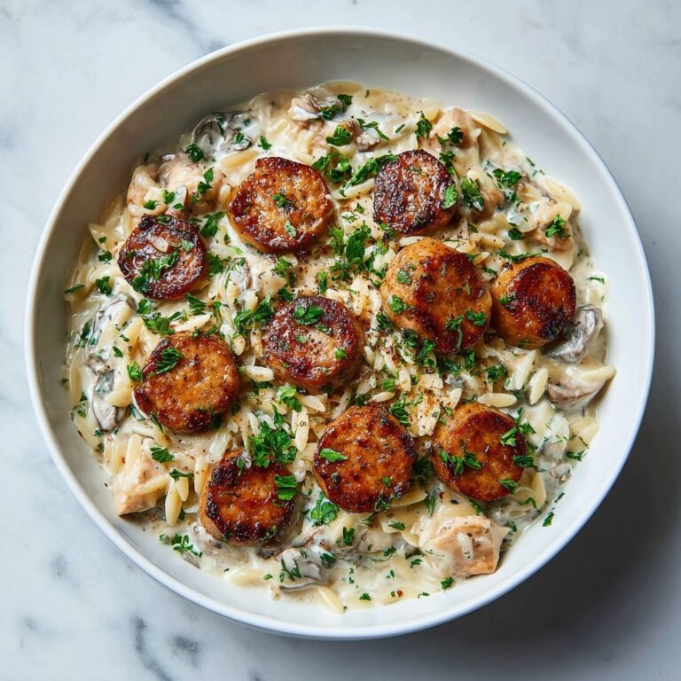 Creamy Chicken Sausage Orzo: A Delicious One-Pot Recipe for Easy Weeknight Dinners Recipe