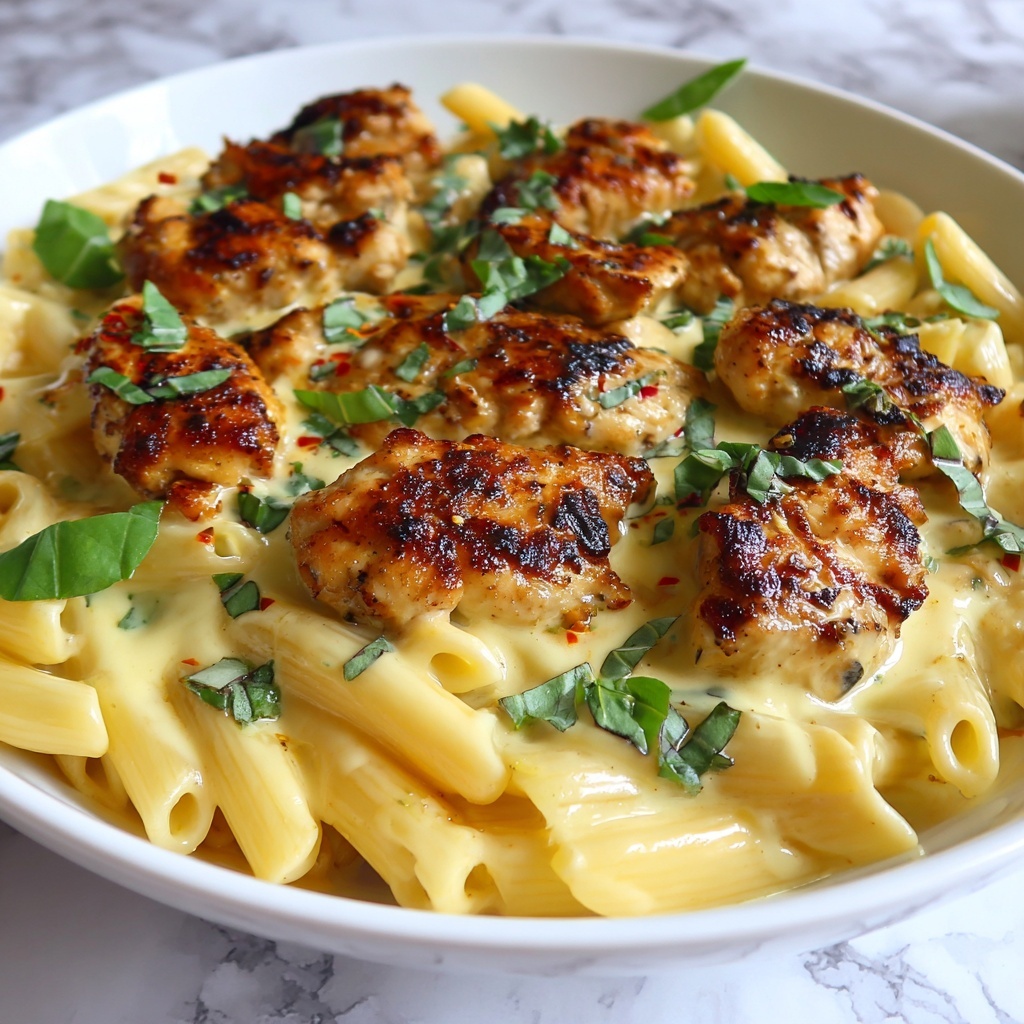 Creamy Crunchy Chicken Pasta Recipe - Recipe Image