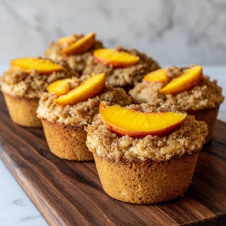 Peach Financiers: Elegant French Almond Cakes Recipe