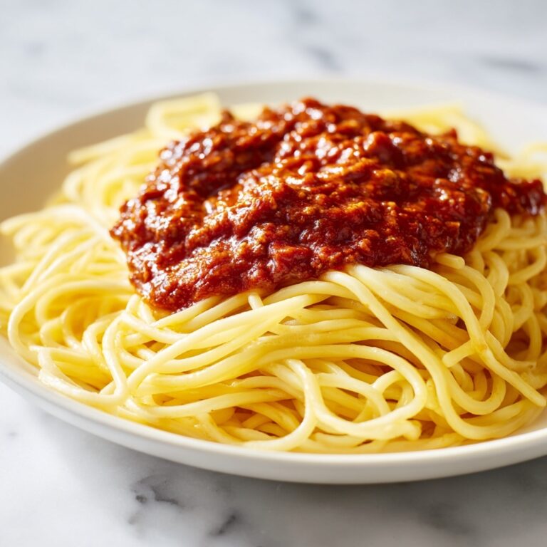 Old-Fashioned Spaghetti Recipe