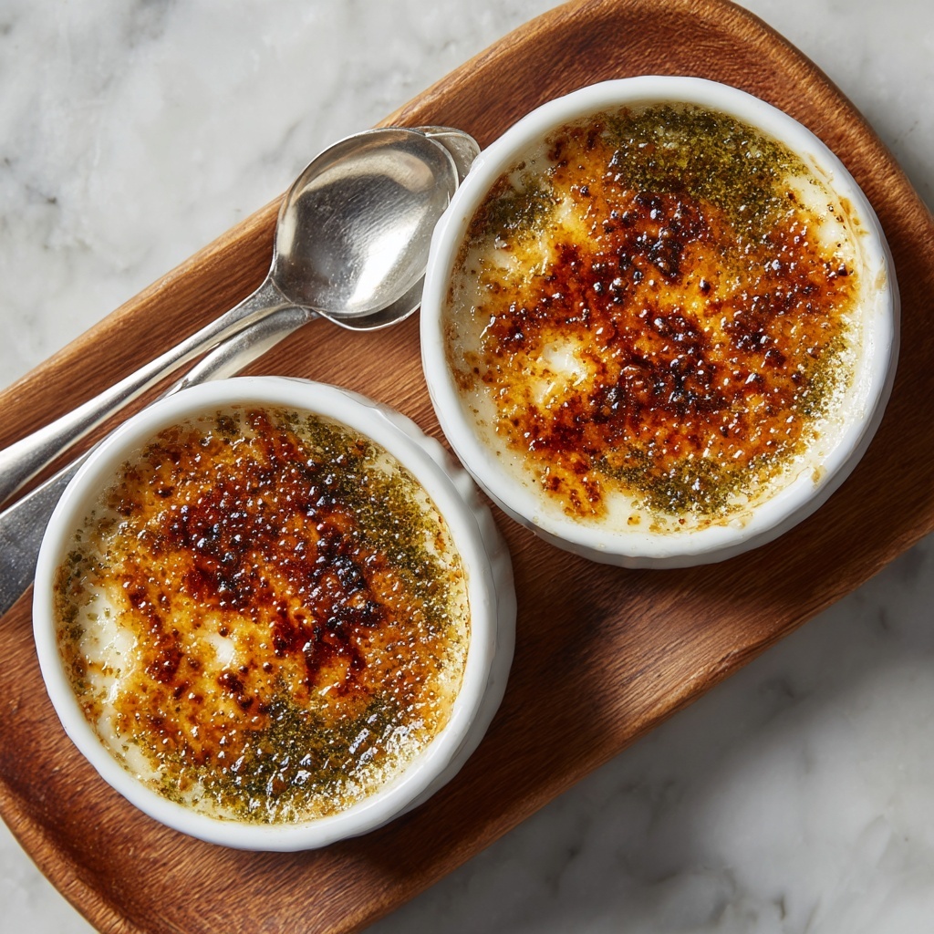Pandan Crème Brûlée Recipe - Recipe Image