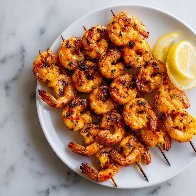 BBQ Grilled Prawns with Garlic, Lemon & Chilli Recipe