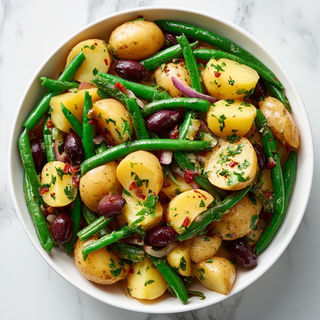 French-Style Potato and Green Bean Salad Recipe - Recipe Image