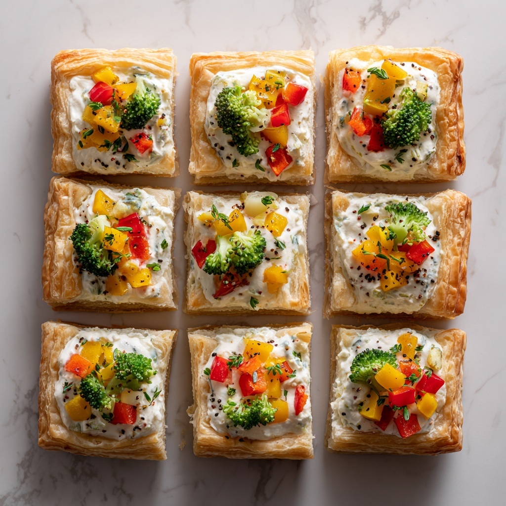 Crescent Roll Veggie Pizza With Cream Cheese Recipe - Recipe Image