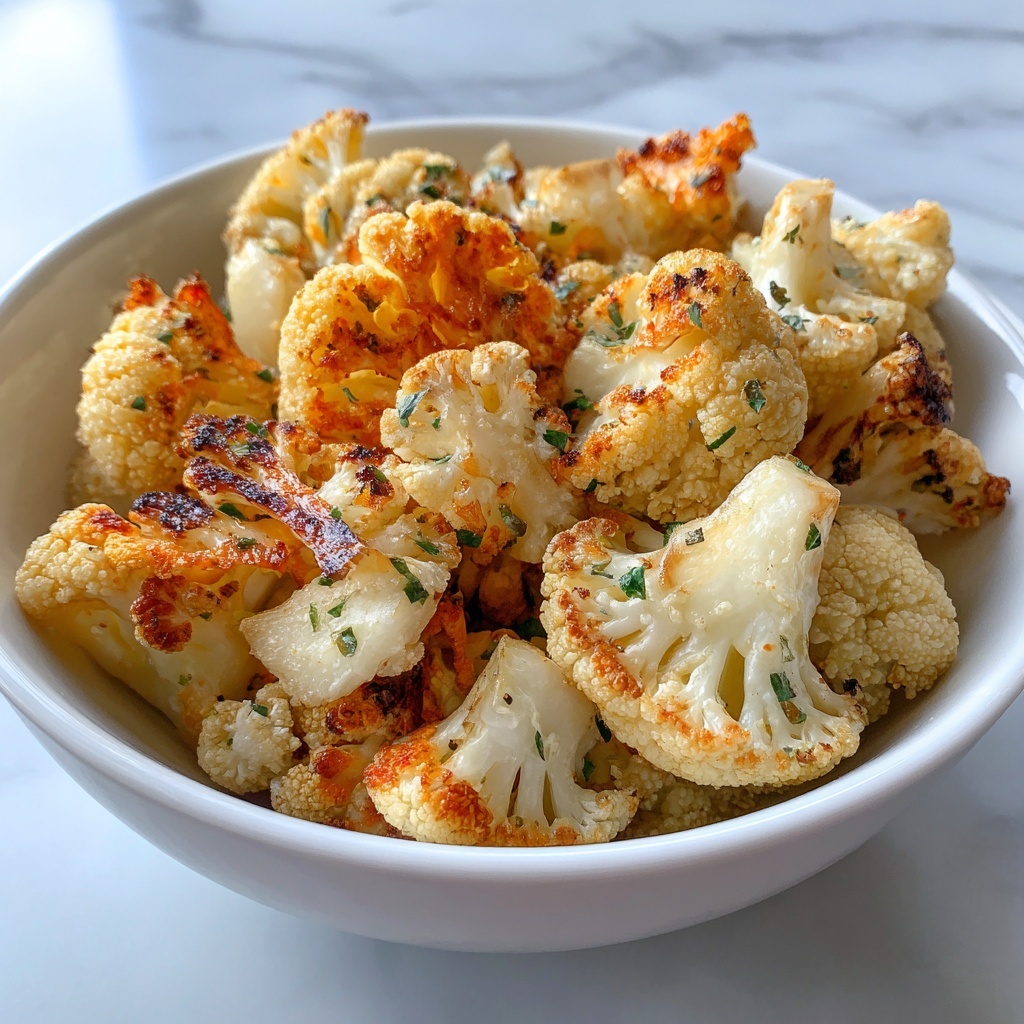 Parmesan Cauliflower Bites: Deliciously Healthy Snack Recipe - Recipe Image
